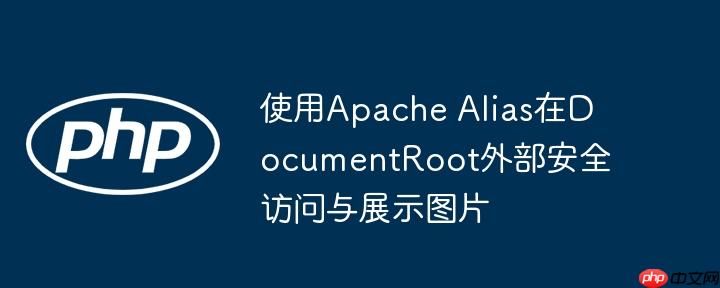 使用Apache Alias在DocumentRoot外部安全访问与展示图片
