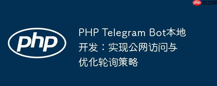 PHP Telegram Bot本地开发：实现公网访问与优化轮询策略