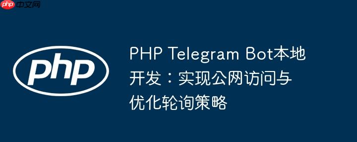 PHP Telegram Bot本地开发:实现公网访问与优化轮询策略