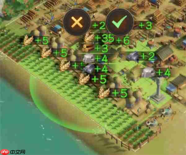 偃武不同建筑摆放思路介绍说明