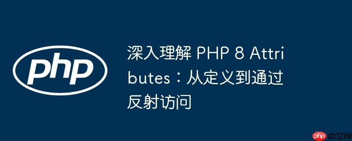 深入理解 PHP 8 Attributes：从定义到通过反射访问
