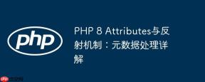 PHP 8 Attributes与反射机制：元数据处理详解