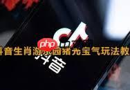 抖音如何玩生肖游乐园猪光宝气