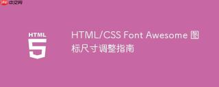 HTML/CSS Font Awesome 图标尺寸调整指南