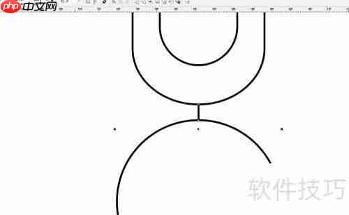CorelDRAW绘制麦克风图标