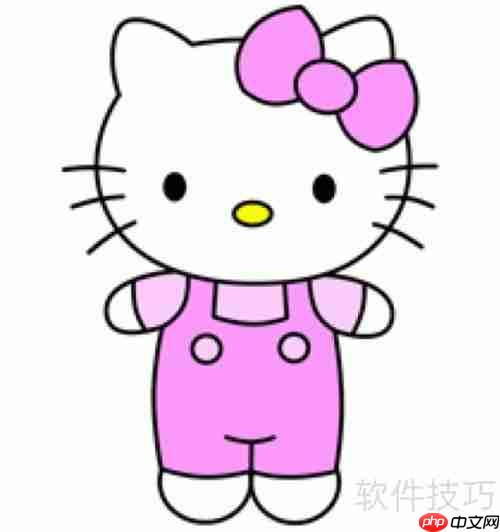 画萌萌Hello Kitty，简单几步搞定
