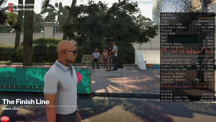 手机仍无法畅玩3A：《杀手：暗杀世界》上线iOS却不到30帧！