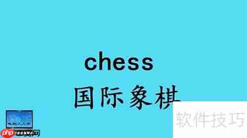 国际象棋常用英语词汇