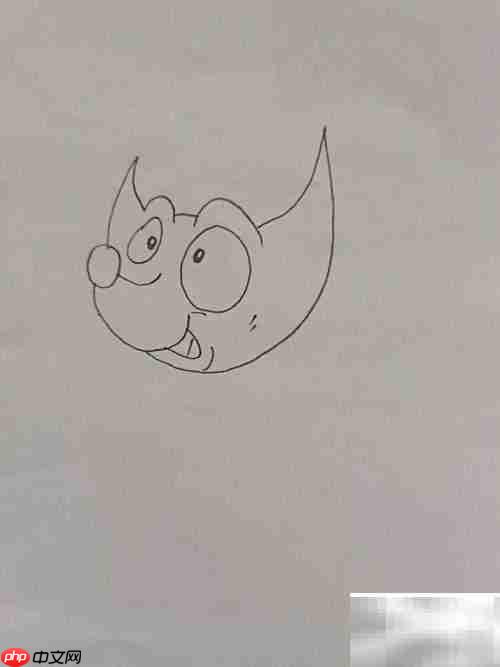 大眼睛狐狸绘画教程