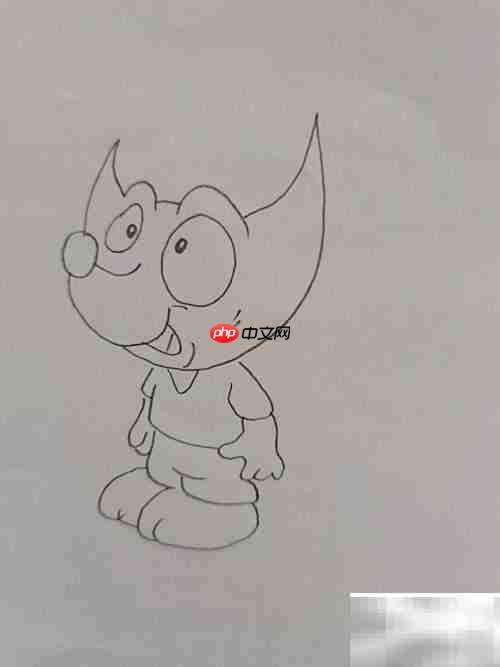 大眼睛狐狸绘画教程