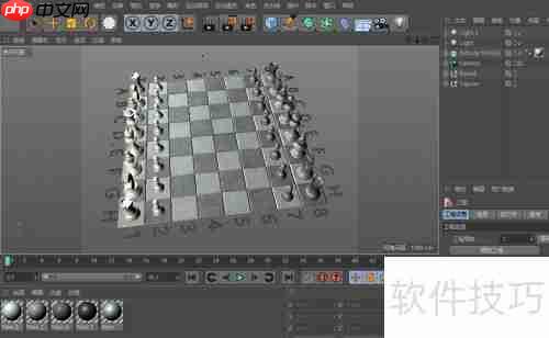 C4D暗藏神秘小游戏