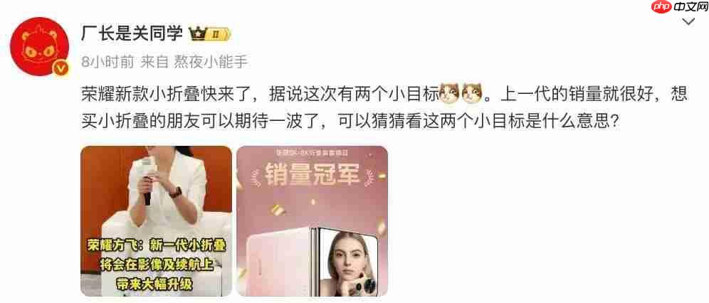 荣耀 Magic V Flip2 再曝,还有限定版本