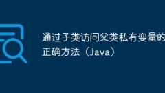 Correct way to access private variables of parent class through subclasses (Java)