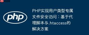 PHP实现用户类型专属文件安全访问：基于代理脚本与.htaccess的解决方案