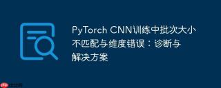 PyTorch CNN训练中批次大小不匹配与维度错误：诊断与解决方案