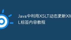 Tutorial on dynamically updating XML tag content using XSLT in Java