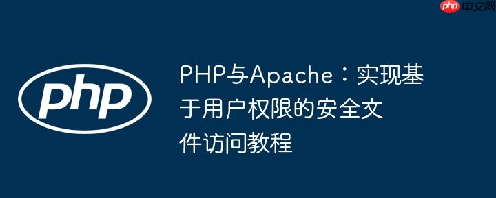 PHP与Apache：实现基于用户权限的安全文件访问教程