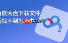 百度网盘文件转存后为何找不到