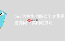 Go 语言中判断两个变量是否指向同一实例的方法