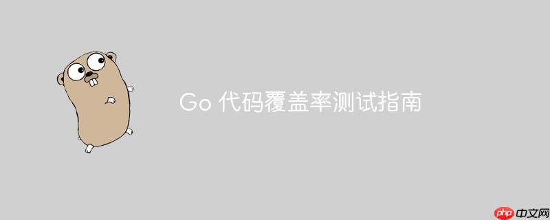 go 代码覆盖率测试指南