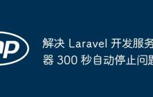 解决 Laravel 开发服务器 300 秒自动停止问题