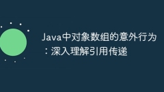 Unexpected behavior of object arrays in Java: In-depth understanding of reference passing