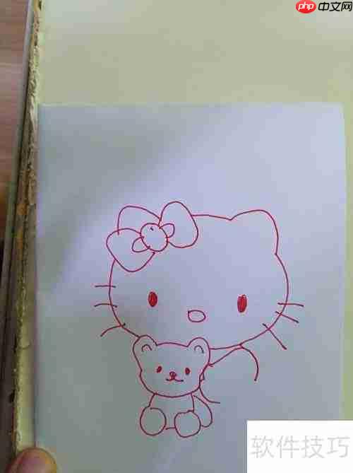 简笔画Hello Kitty教程