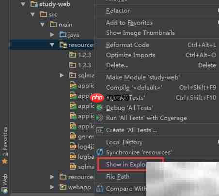 解决IDEA资源目录折叠问题