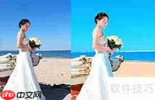 Topaz抠婚纱教程