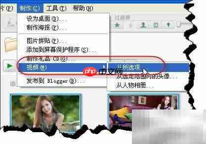 Picasa制作图片电影视频