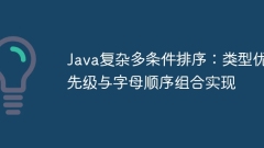 Java復(fù)雜多條件排序:類型優(yōu)先級(jí)與字母順序組合實(shí)現(xiàn)