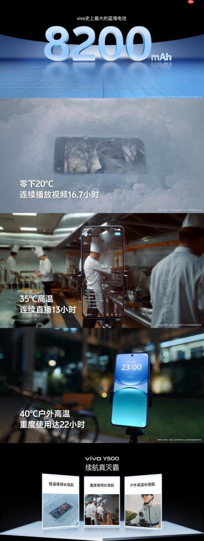 续航耐用双灭霸，国民旗舰 vivo Y500 正式发布！
