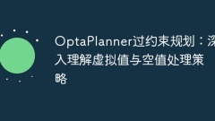 OptaPlanner過約束規(guī)劃:深入理解虛擬值與空值處理策略