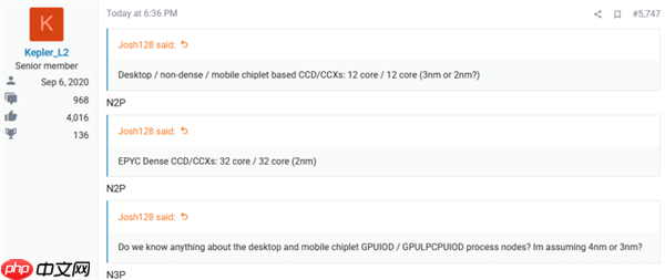 性能飞跃!AMD下代Zen6 CCD采用台积电2nm N2P:IOD为3nm N3P