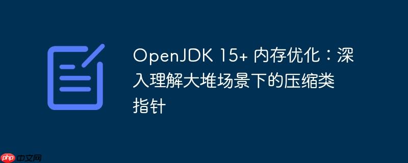 OpenJDK 15+ 内存优化：深入理解大堆场景下的压缩类指针