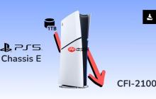PS5 Slim Chassis E将上市 硬盘从1TB缩水到800GB