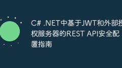 C# .NET中基於JWT和外部授權(quán)服務(wù)器的REST API安全配置指南