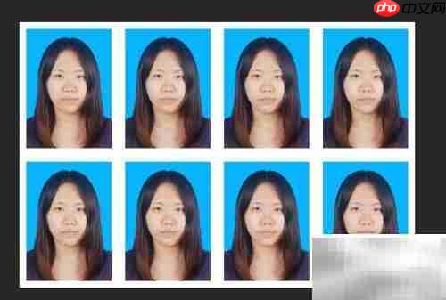 PS制作1寸2寸照片教程