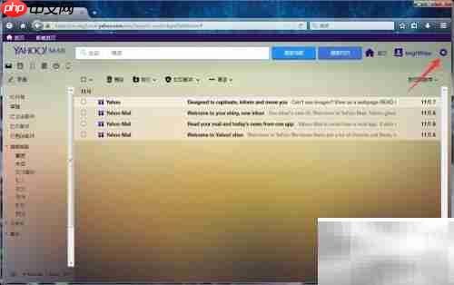 雅虎邮箱启用中文界面