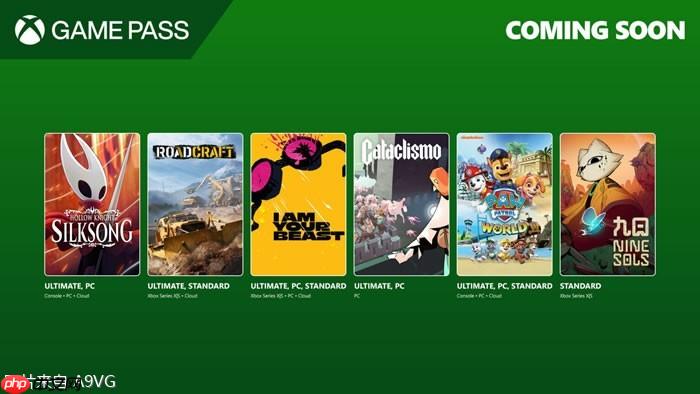 9月XGP入库阵容预告 《空洞骑士 丝之歌》等