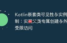 Kotlin嵌套類可見性與實例控制：實現(xiàn)父類專屬創(chuàng)建與外部受限訪問