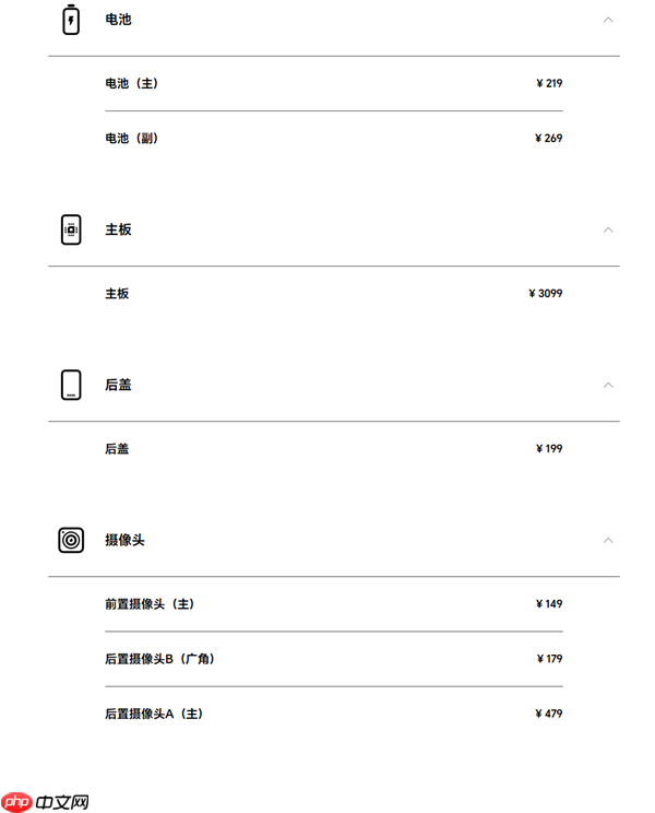 荣耀Magic V Flip2备件维修价格出炉:高定款主板价格超3000元