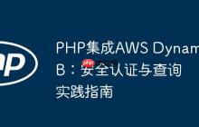 PHP集成AWS DynamoDB：安全认证与查询实践指南
