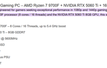 AMD无集显Zen5蓄势待发！锐龙7 9700F加速频率5.4GHz：略低于9700X