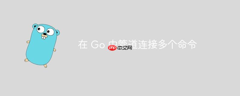 在 go 中管道连接多个命令