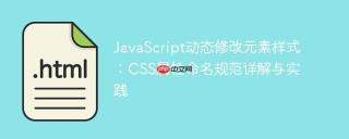 JavaScript动态修改元素样式：CSS属性命名规范详解与实践