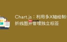 Chart.js:利用多X轴绘制多折线图并管理独立标签