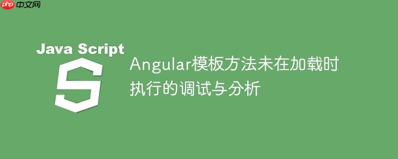 angular模板方法未在加载时执行的调试与分析