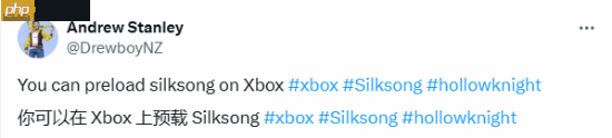 Xbox版《空洞骑士：丝之歌》现已开启预载！大小为8GB