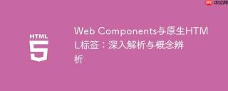 Web Components与原生HTML标签：深入解析与概念辨析